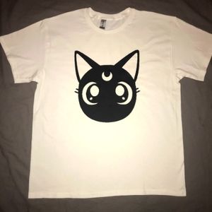Sailor Moon Cat Luna Graphic T-Shirt